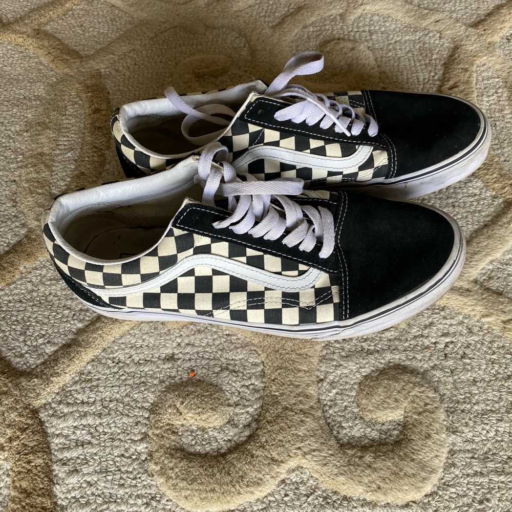 ⚡️VANS⚡️ checkered lace up